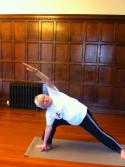 One version of Utthita Parsvakonasana